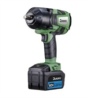 Jumbo Impact Wrench 60V Cordless 3/4" 2 × 4Ah batteries and charger